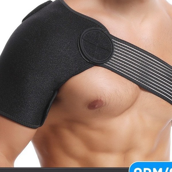 Sports Shoulder Pads for Men and Women, Fitness Badminton Protective Cover, Shoulder Warmth, Anti-Dislocation, Pressurized, Adjustable Breathable Protective Gear
