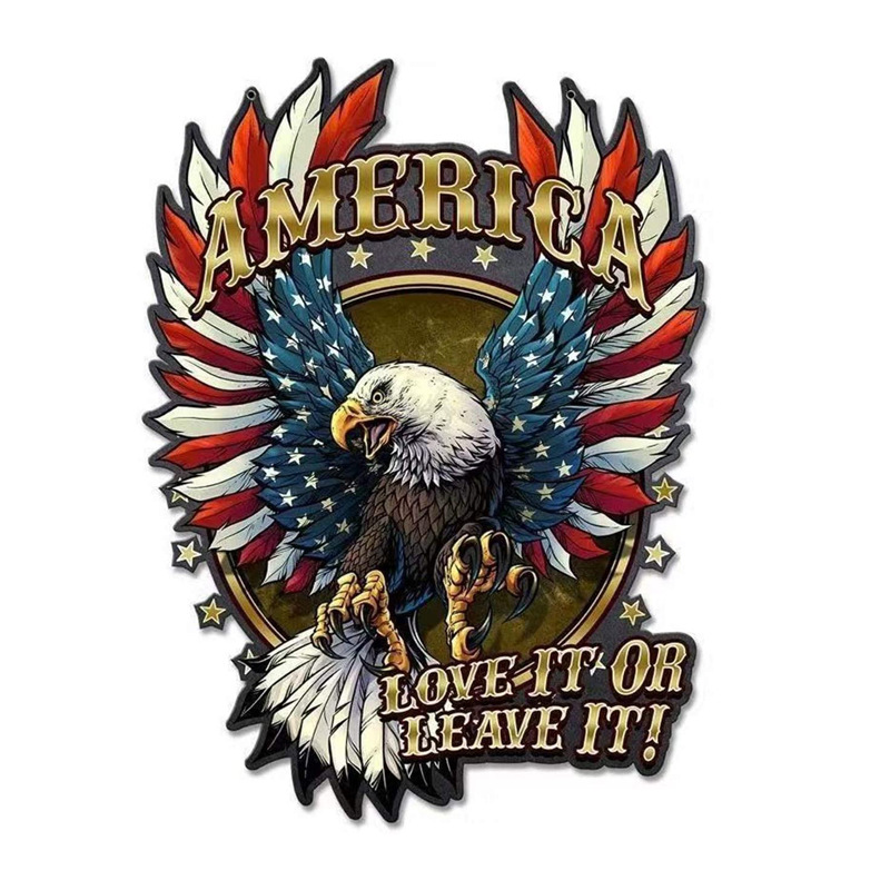 Picture of Amazon Cross Border Independence Day Eagle Logo Wall Stickers Window Glass Decorative pvc Sticker 20x 30cm Sticker
