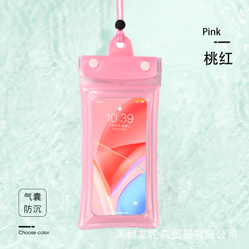 Picture of Airbag mobile phone waterproof bag touch screen 8 waterproof underwater shooting waterproof case drifting mobile phone bag waterproof bag