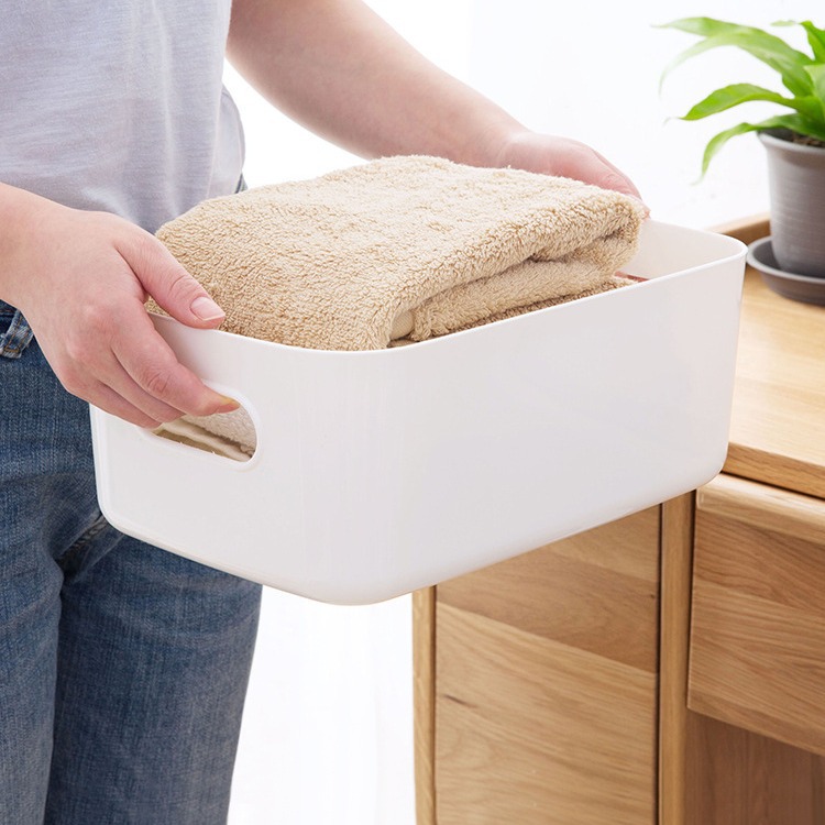 Picture of Storage Box Desktop Sundries Storage Box Thickened Kitchen Storage Box Household Plastic Clothes Cosmetic Storage Box