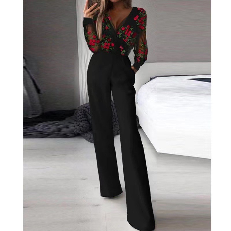 Picture of 2025 Cross-border Foreign Trade Spring and Summer Chinese-style Long Dress New Chinese-style Pants Slant-breasted Mid-waist Temperament Commuter Pants