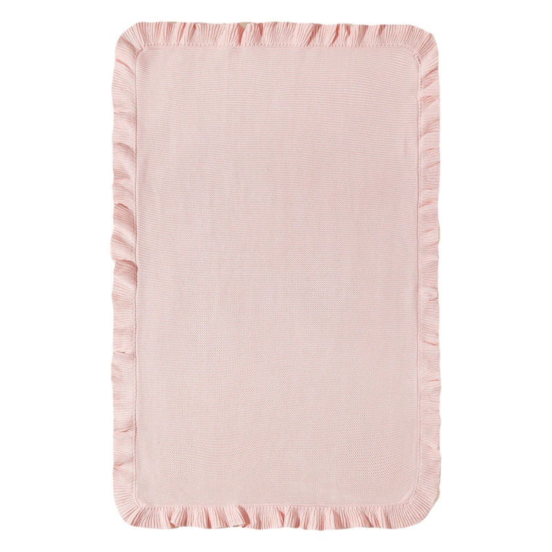 Picture of INS Wind Baby Cotton Ruffled Knitted Blanket Cover Blanket Newborn Blanket Cross-border Amazon AliExpress