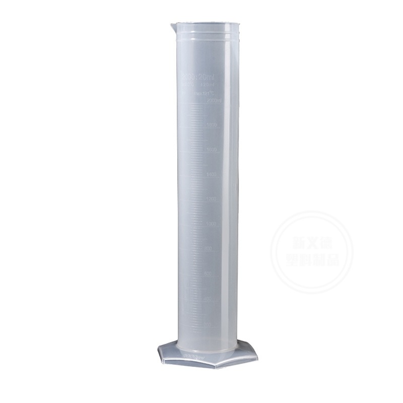 Picture of SOURCE manufacturer plastic measuring cylinder thickened PP scale measuring cylinder measuring cup white line measuring cylinder acid and alkali resistant scale clear