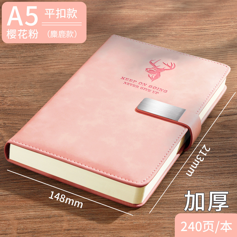 Picture of High-Looking A5 Notebook Imitation Leather Hand Ledger Thickeneded Conference B5 Simple Business Notepad Custom Logo