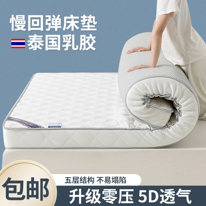 Picture of New Upgraded Latex Mattress Rental House Home Floor Sleeping Mat Student Thickened Tatami Mattress Dormitory Cushion Wholesale