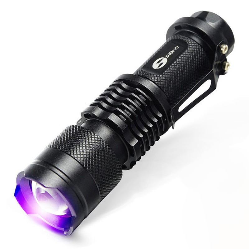 Picture of Shenyu fluorescent agent detection lamp pen 365nm ultraviolet violet flashlight aflatoxin mold banknote jade