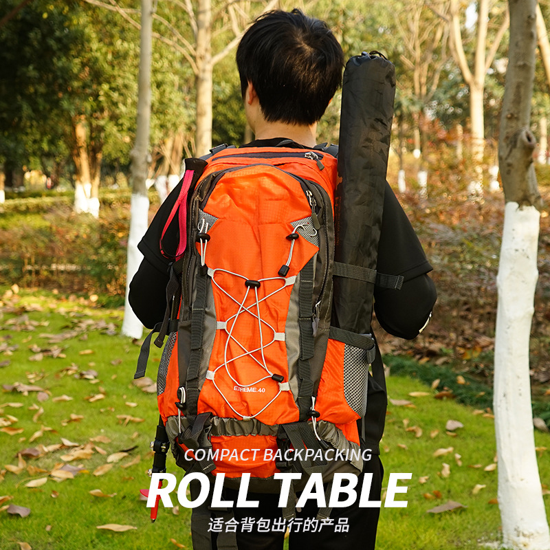Picture of Outdoor camping portable ultra light folding table aluminum alloy large picnic barbecue table casual table meal table wholesale