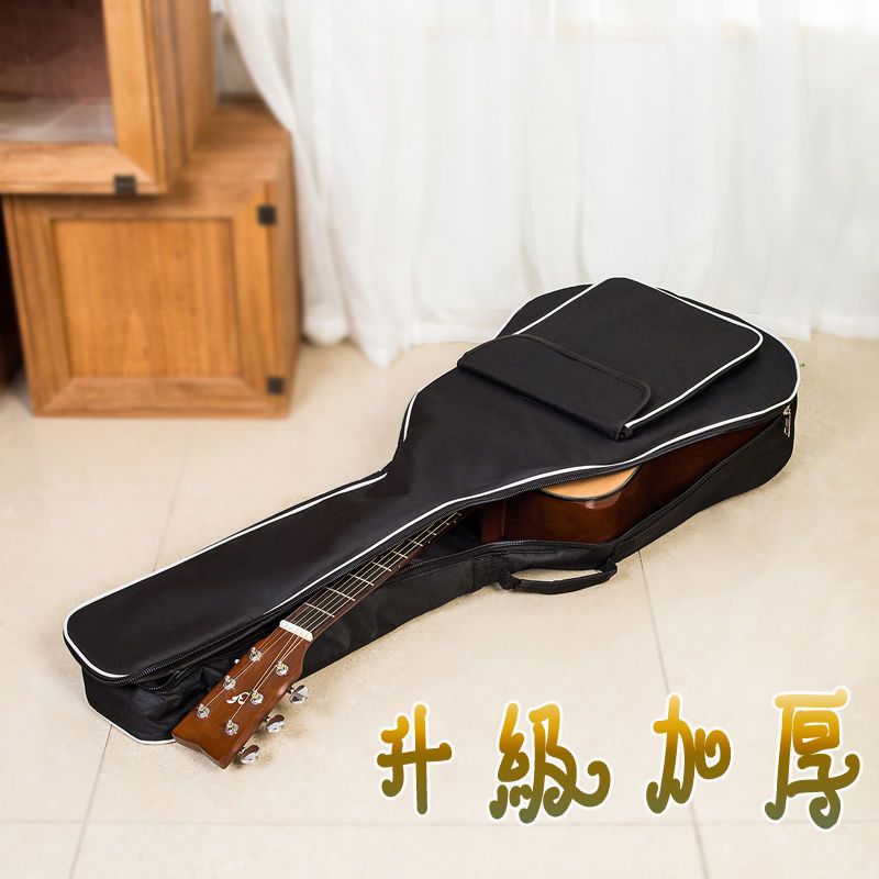 Picture of 41 Inch Guitar Backpack Cotton Waterproof Oxford Cloth Folk Guitar Storage Box Student Thickened Backpack