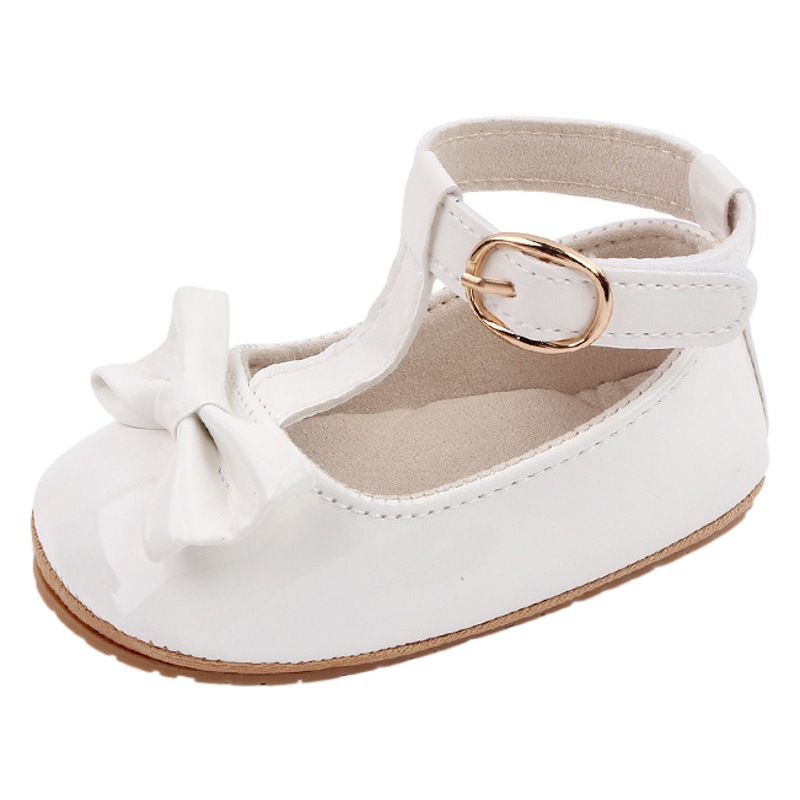Spring and Autumn Bow 0-1 Year Old Baby Princess Shoes Baby Shoes Baby Shoes Baby Shoes Toddler Shoes M22-6