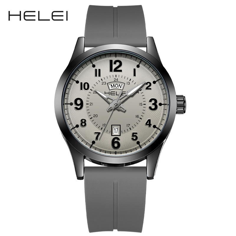 Picture of AliExpress HELEI original brand outdoor sports men's quartz watch waterproof wrist watch luminous a generation of hair