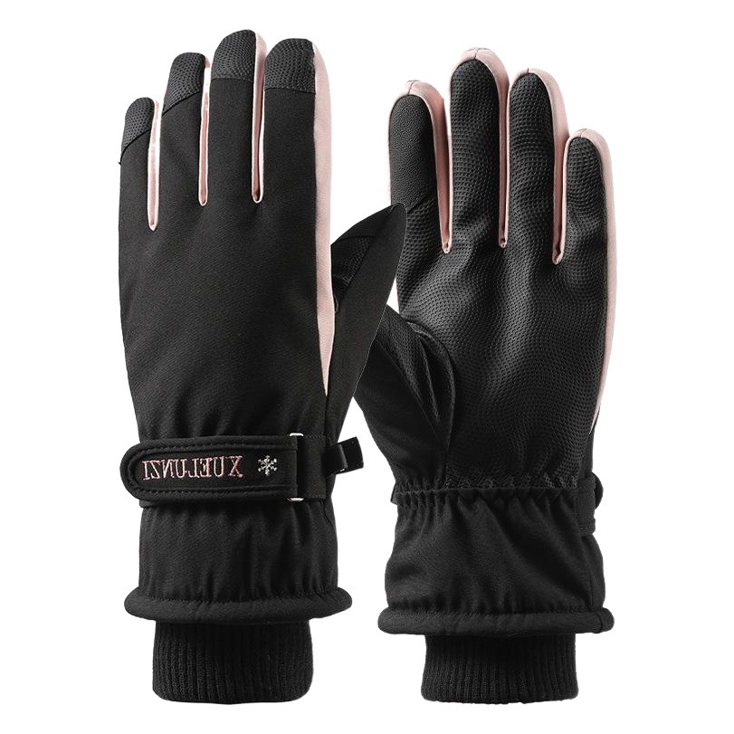 Wholesale outdoor ski gloves winter women's winter cotton warm windproof waterproof touch screen cycling sports cycling