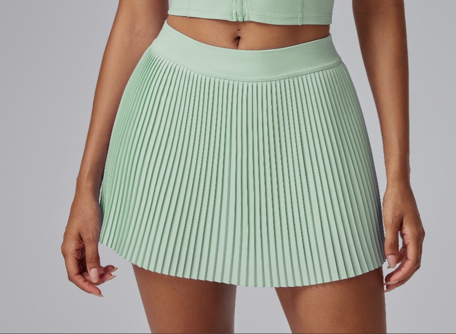 Picture of Tennis Skirt Women's Summer Outdoor Casual Versatile Skirt Safety Lining Anti-Exposure Pleated Sports Skirt