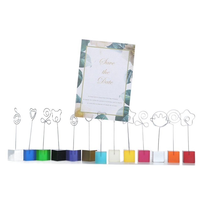 Cubic Note Holder Photo Holder Photo Holder Advertising Display Business Card Holder Ornament Logo Printing Storage Creative