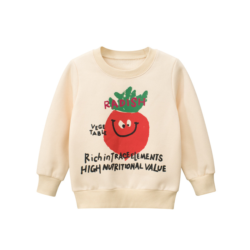 Picture of 27Kids children's clothing autumn and winter New Korean version of children's clothing plus velvet baby clothes boy pullover a generation of hair