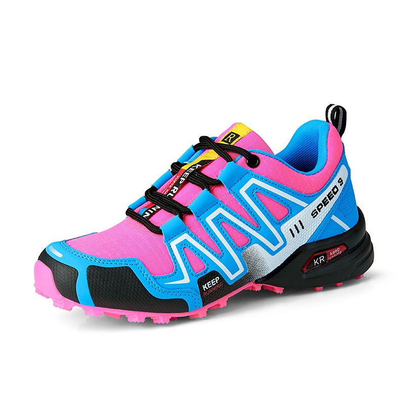 Cross-border foreign trade outdoor men's shoes, cross-country running shoes, independent station travel hiking shoes, breathable plus-size women's shoes