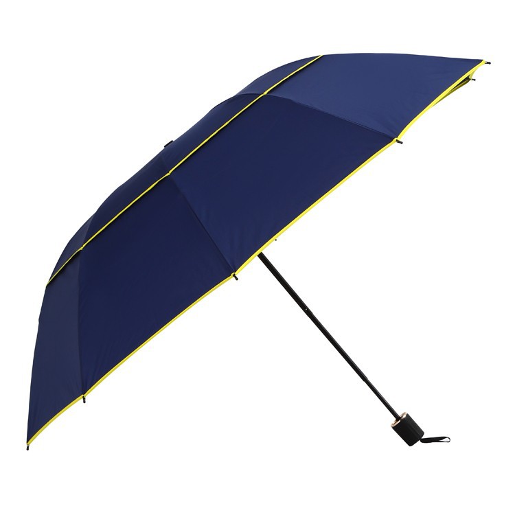 Picture of Super-large double-layer automatic edging wind-proof, sun-proof and rain-proof dual-purpose men's business umbrella thickened and reinforced high-level feeling