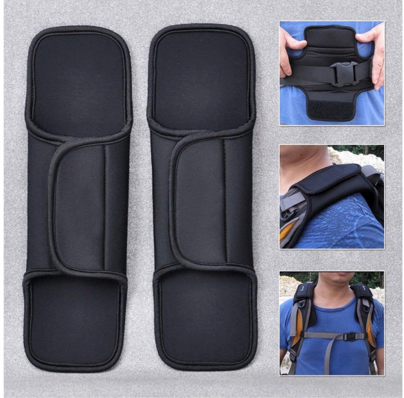 in stock backpack shoulder strap protective pad luggage bag shoulder strap pad elastic thick soft decompression sponge bag shoulder pad