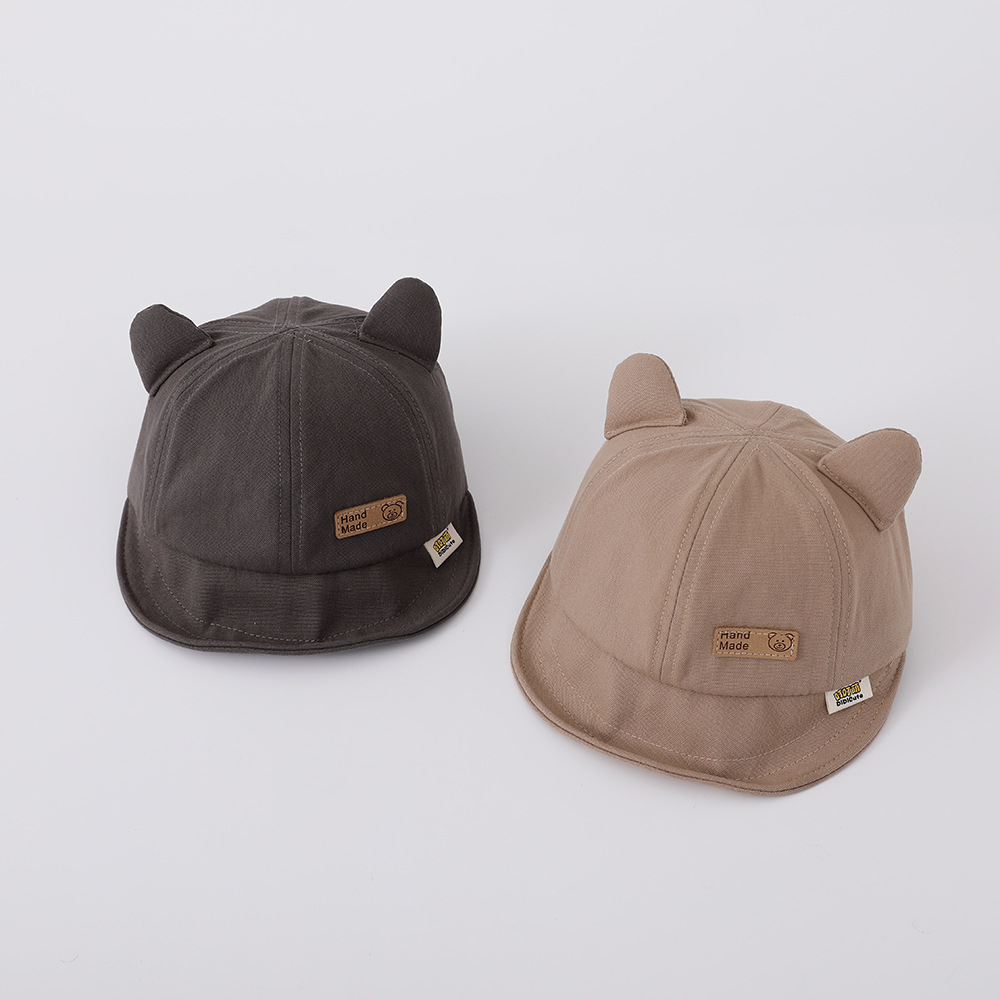 Picture of Baby hat spring and autumn baby outdoor sun hat for boys and girls baby super cute baseball cap children soft brim cap