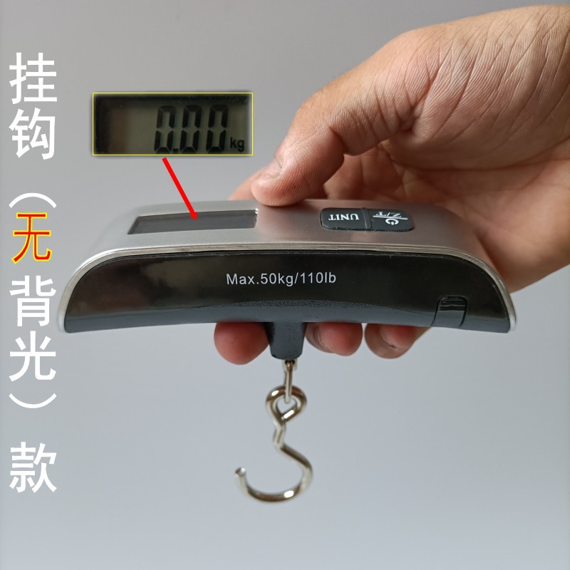 Picture of Luggage Scale Digital Scale Satchel Scale Hook Scale Wrapping Scale 50kg Mini Hanging Scale Satchel Spring Hanging Scale Fishing Scale