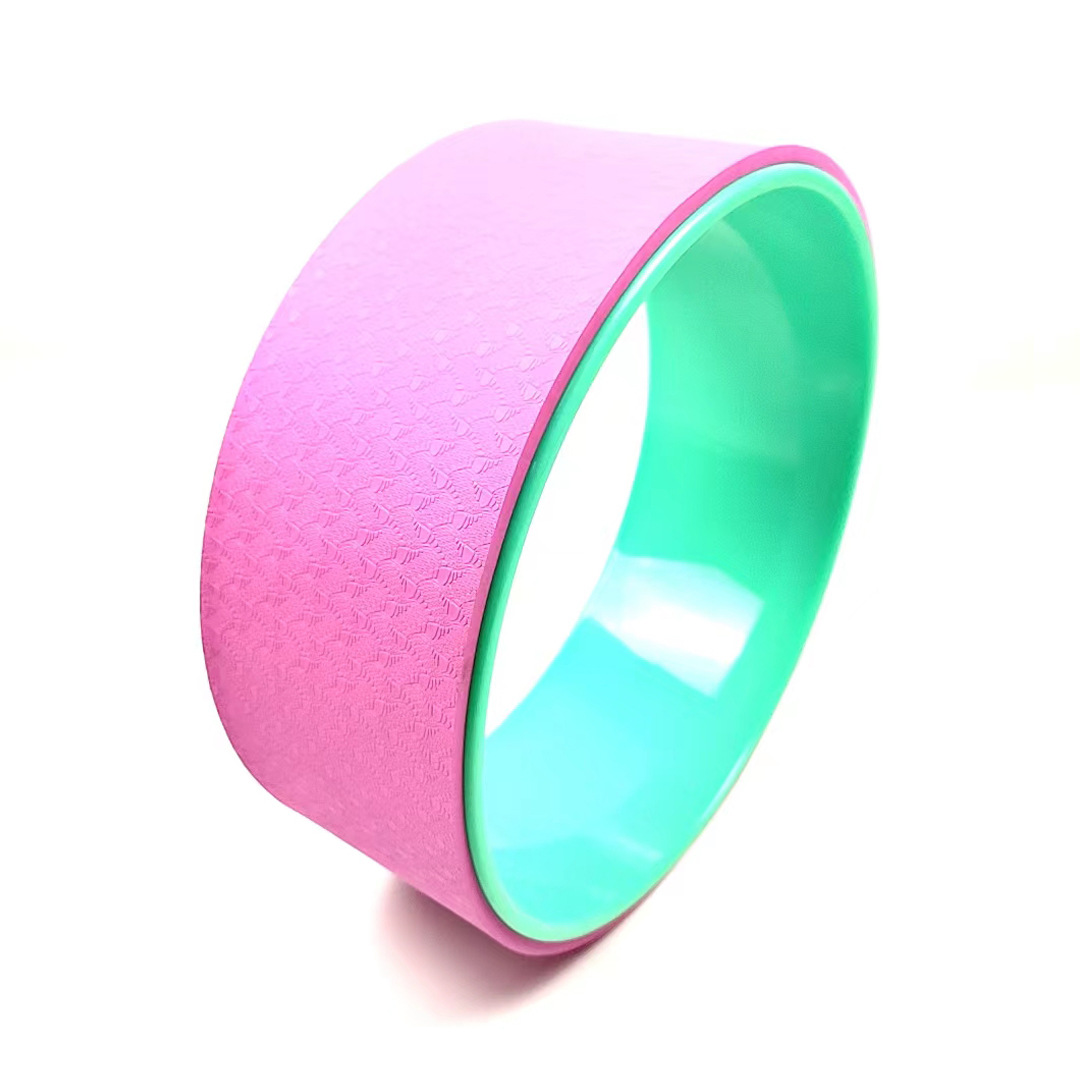 Picture of Upgraded 3D Floating EVA Yoga Wheel Back Curved Beauty Back Artifact Massage Roller Yoga Fitness Supplies