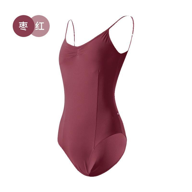 Picture of Jasmine Dance Suit Gymnastics Suit Female Adult Art Test Sling High Hip Body Suit Ballet Training Suit Waist Sling