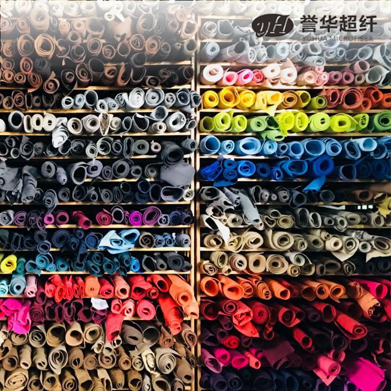One yard minimum order suede microfiber jewelry packaging clothing shoe material color suede suede suede Microfiber Leather