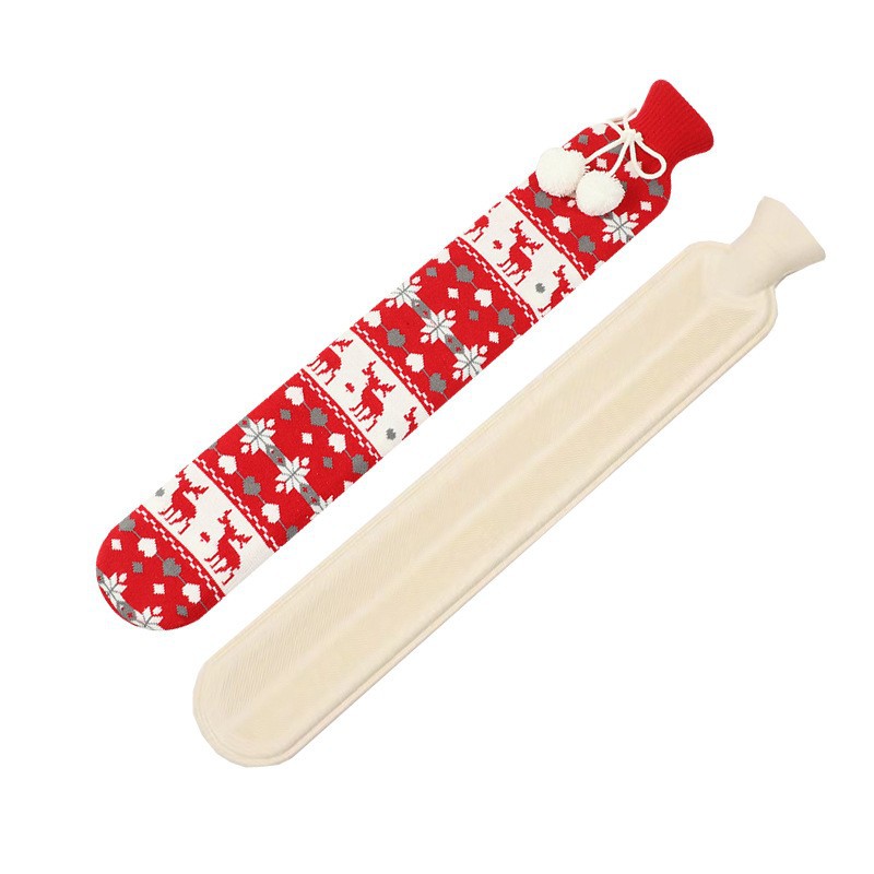 Picture of Belt hot compress warm hand water bag warm shoulder neck plush rubber hot water bag Flushing strip warm hand treasure spot wholesale