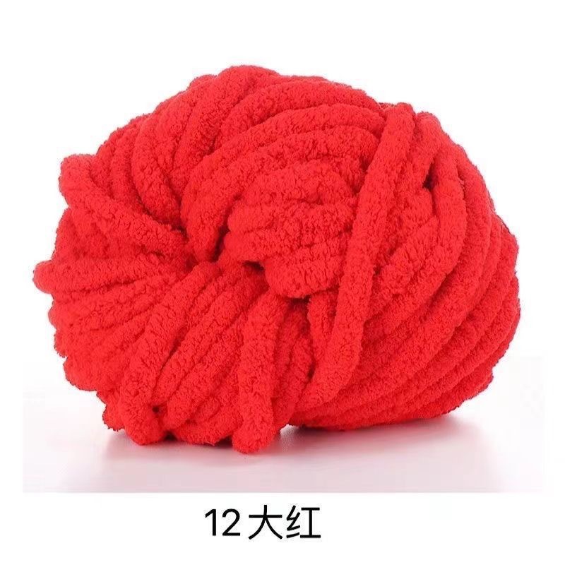 Picture of Extra Thick Ice Stick Cat Tail Thread Wholesale Sausage Wool Handmade DIY Cushion Blanket Cat Nest Big Tree Sweater Decoration