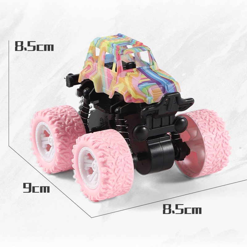 Picture of Off-road inertia pull-back four-wheel drive model boy stunt children's toy car crash car manufacturers wholesale