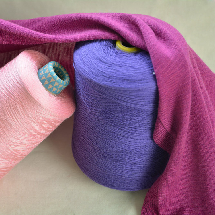 Picture of In stock 28NM wool sunny yarn 85 expanded acrylic fiber 15 merino wool Australian wool blended cashmere-like wool nitrile yarn