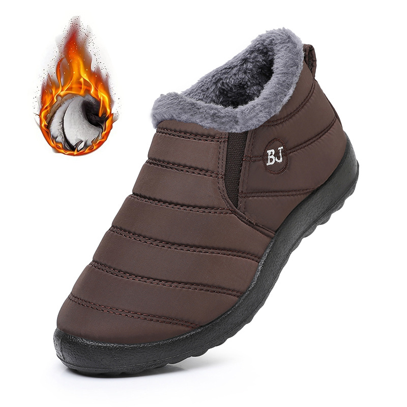 Picture of Cross-Border Dropshipping Cotton Shoes, Winter Snow Boots, Fleece-Lined Thick Cotton Boots, Ultra-Light Warm Casual Walking Shoes, Lightweight and Warm