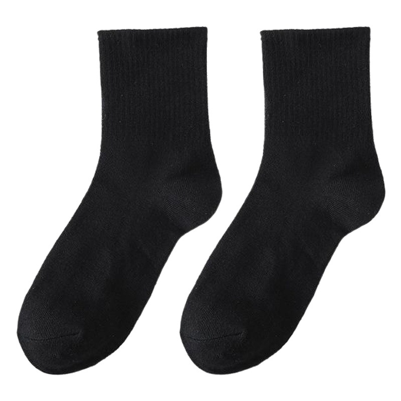 Cross-Border E-Commerce Socks Men's White Socks Women's Mid-Calf Socks Uniform Student Jk Socks Black Stockings Women