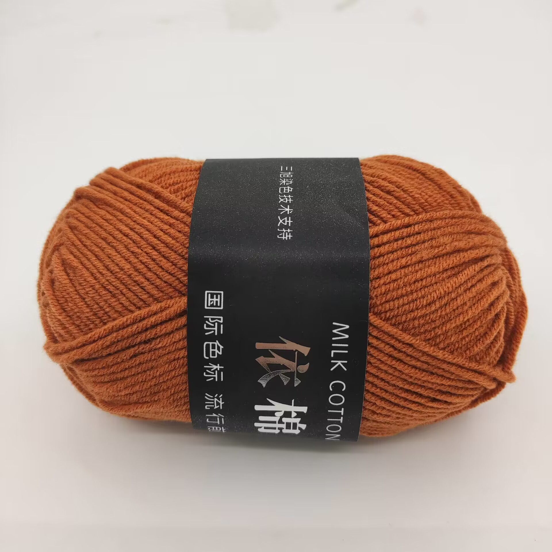 Picture of Four strands of cotton milk cotton wool four strands of milk cotton crochet wool knitting wool group 4 strands wholesale