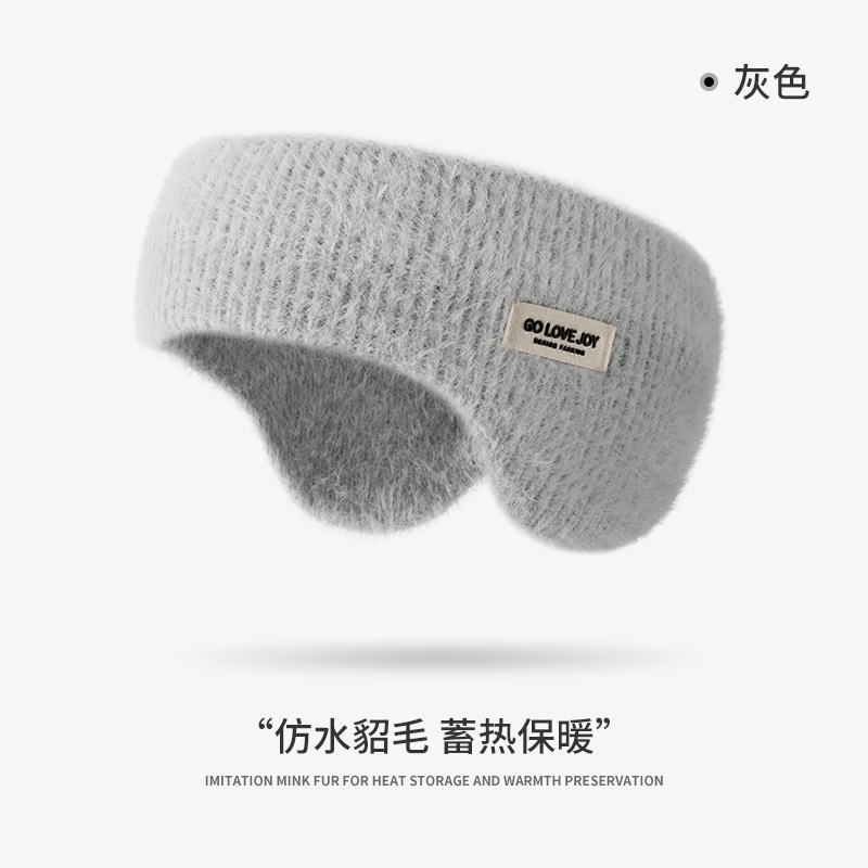 Picture of New Winter Ski Earmuffs for Men, Outdoor Sports and Cycling, Windproof Double-Layer Warm Head-Mounted Back-Worn Cross-Border