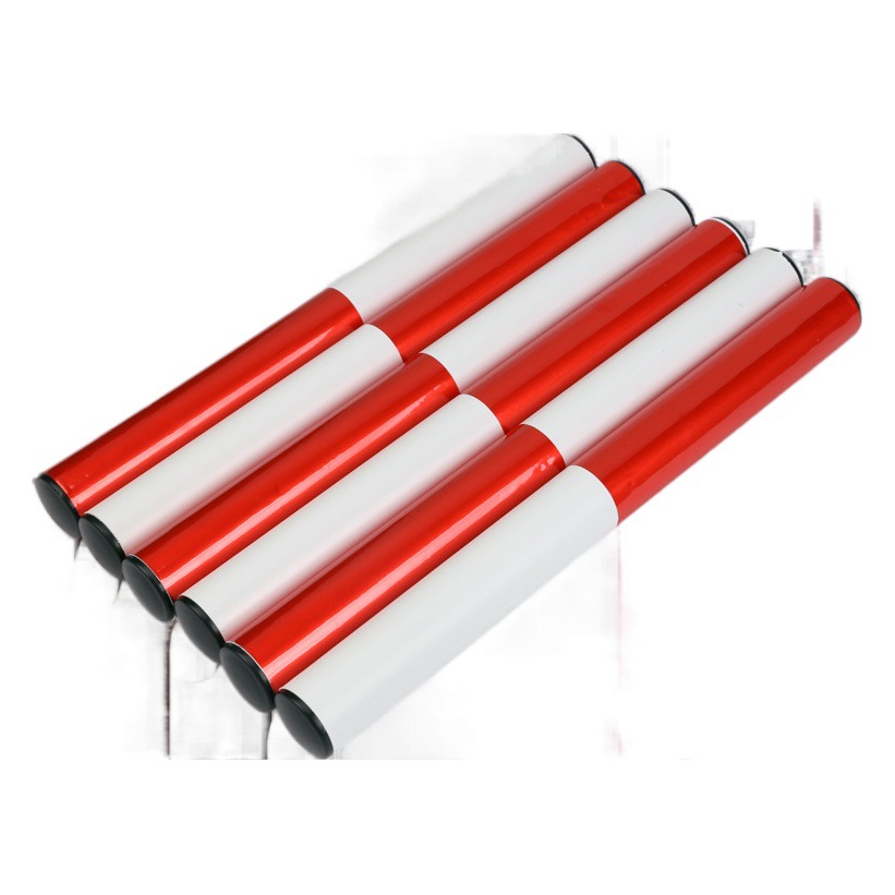 Children's running baton pvc baton transmission baton track and field baton red and white Baton