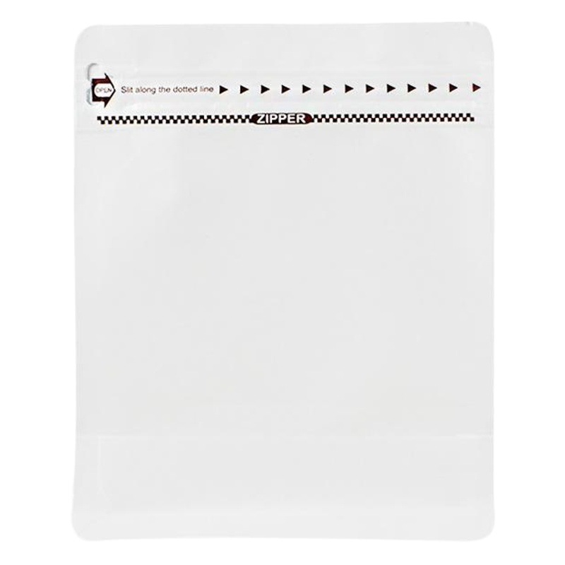 Yellow Kraft Paper Eight-Side Sealing Bag Coffee Bag Easy-Tear Zipper Packaging Bag Tea Coffee Bean Moisture-Proof Sealing Bag