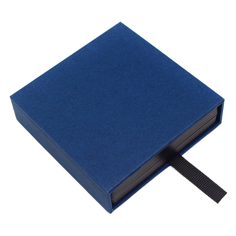 TikTok Hot Sale Pull Jewelry Box Wholesale Antioxidant PE Film Suspension Box Color Ring Bracelet Necklace Pull Box