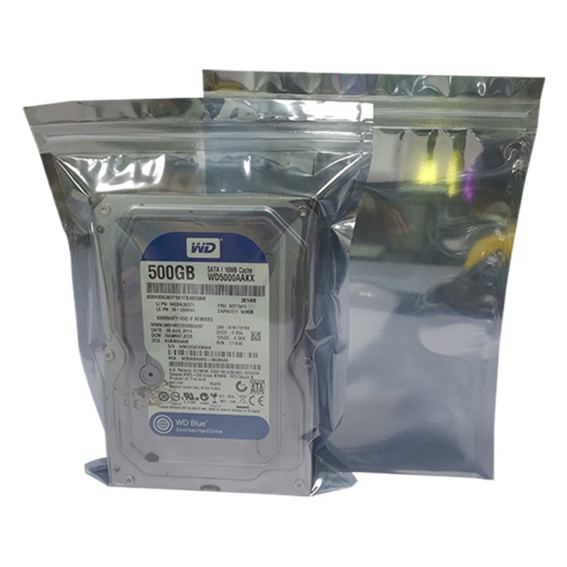 Factory Direct anti-static bag 160*190/210 * 240mm anti-static ziplock bag hard disk shielding bag
