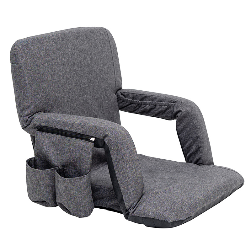 Cross-border amazon outdoor portable cushion single sofa japanese seat foldable stadium leisure back chair