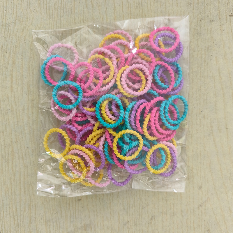 Picture of Single Wholesale Black Headband Hair Tie for Women Korean Style High Elasticity Does Not Hurt Hair Rubber Band High Ponytail Baby Hair Accessories