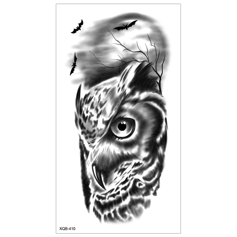 Picture of New Half Arm Tattoo Stickers Cross-border Amazon Hot Selling Set Dark European and American Realistic Waterproof Tattoo Stickers Wholesale