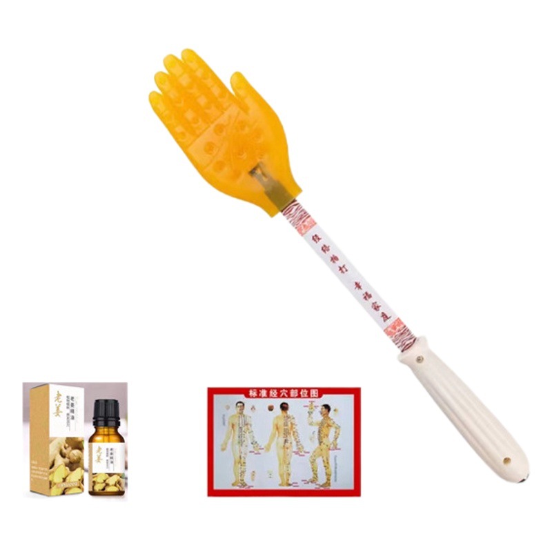 Meridian Pat Sha Board Silicone Palm-shaped Buckle Sha Pat Stick Health Special Shoulder Neck Beat Back Hit Hit Household
