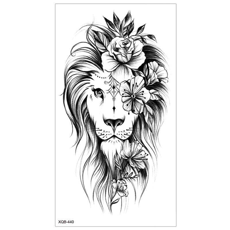 Picture of New Half Arm Tattoo Stickers Cross-border Amazon Hot Selling Set Dark European and American Realistic Waterproof Tattoo Stickers Wholesale
