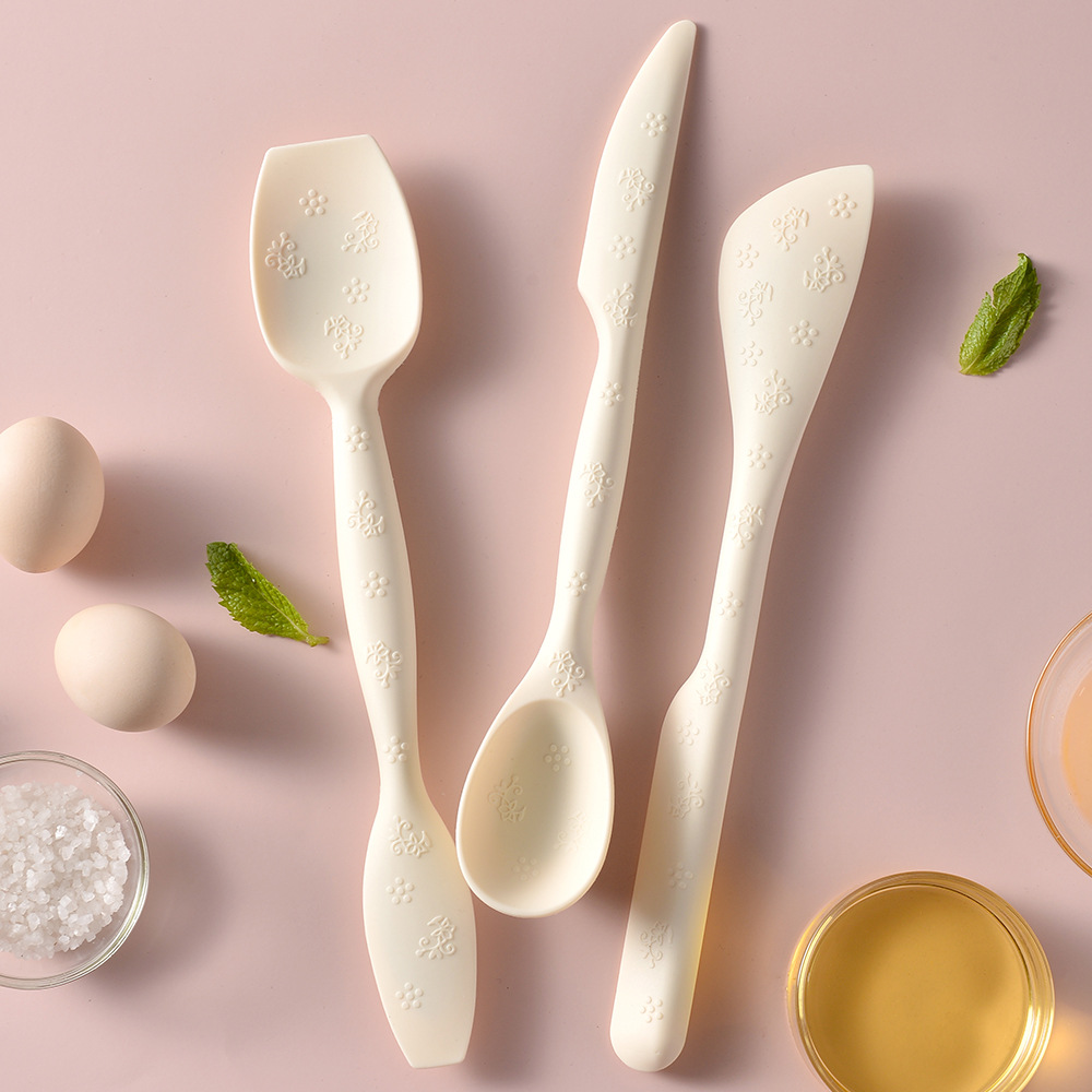 Picture of Cross-Border Hot Selling Silicone Double-Headed Scraper Baking Tool Bread Jam Scraper Cake Special Scraper Patula