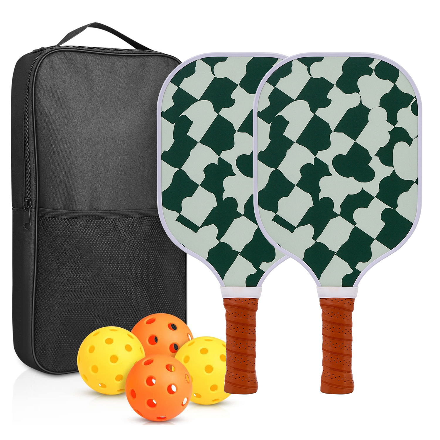 Picture of Peak ball racket glass fiber edge strip UV pattern design outdoor leisure entertainment cross-border pickle pickle racket