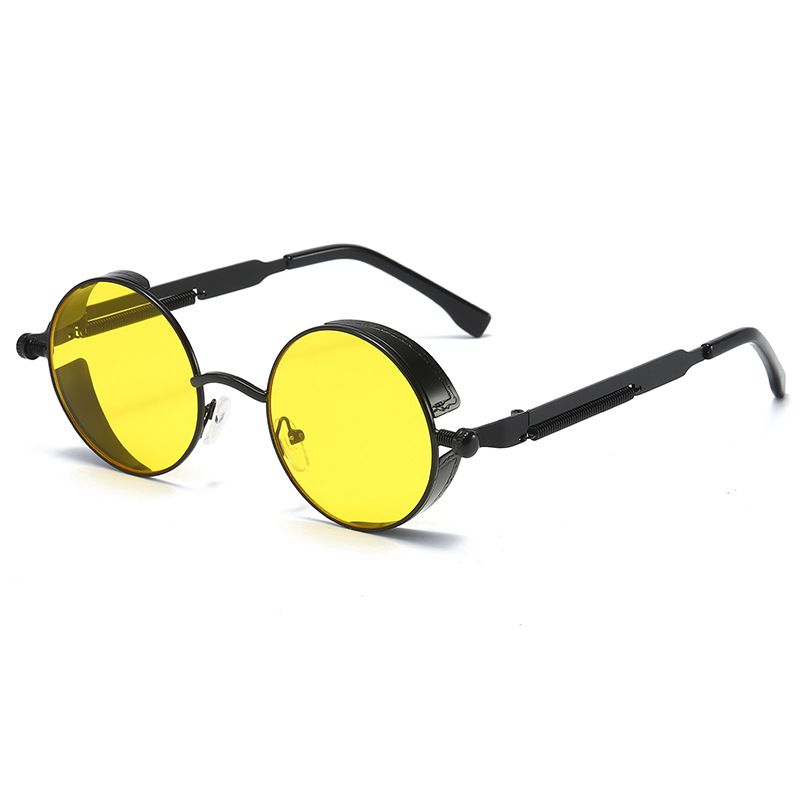 Picture of Steampunk Glasses New Fashion Round Sunglasses European and American Retro Glasses Trendyy Sunglasses for Men and Women