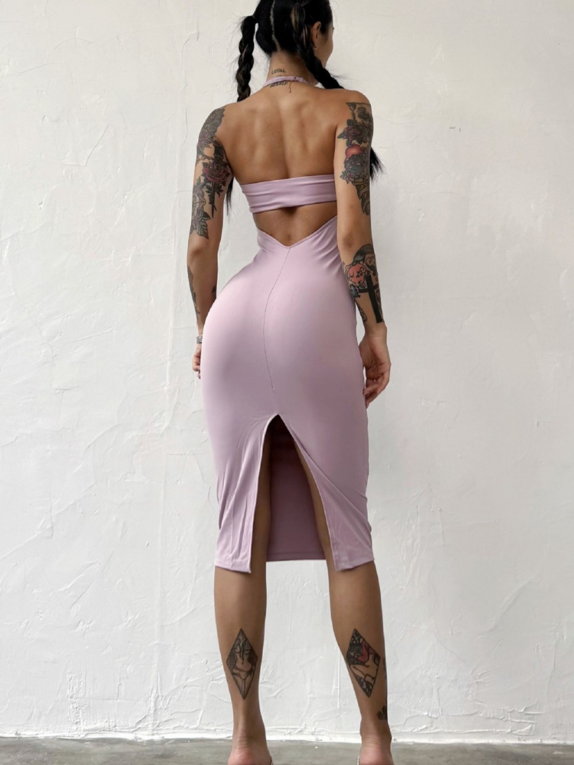 Cross-border European and American Fitness Sports Leisure dress Women's Hanging Neck Beautiful Back Sexy Bag Hip Skirt Cloud Sense Breathable High Elastic