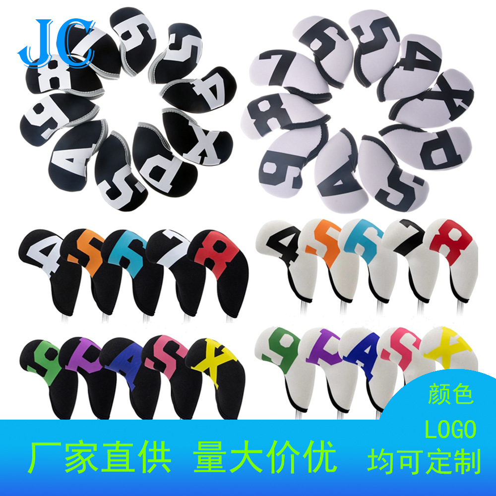 Golf Iron Protective Cover, Diving Material Club Cover, Golf Club Head Cap Cover, Golf Supplies