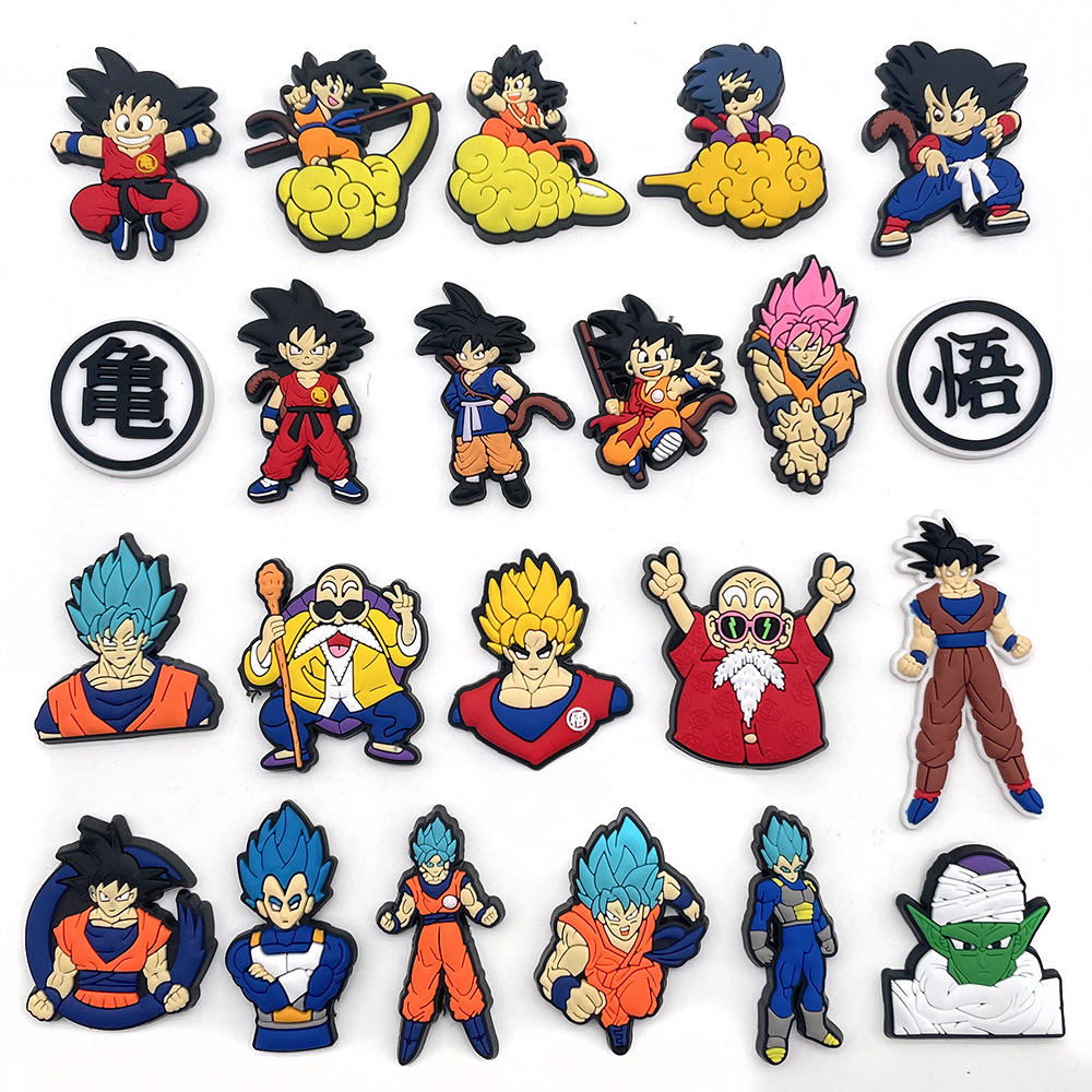 Picture of New Dragon Ball Combination Hole Shoes Shoe Flower Amazon AliExpress Hot Sale Garden Shoes Decorative Buckle Accessories