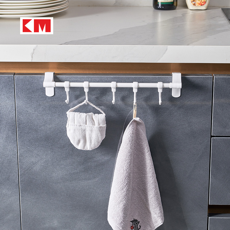 Picture of Japanese-style cabinet lower hook hanging cabinet ceiling card hook wardrobe nail-free seamless hook interlayer hook